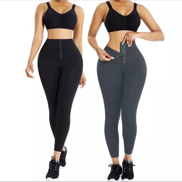 Corset Leggings (Black) - Picture 7 of 9